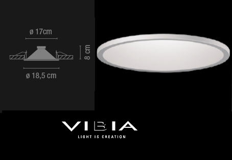Vibia | 8205 3*LED 700mA   Vibia D18.5 H5